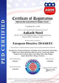 PED Certificate